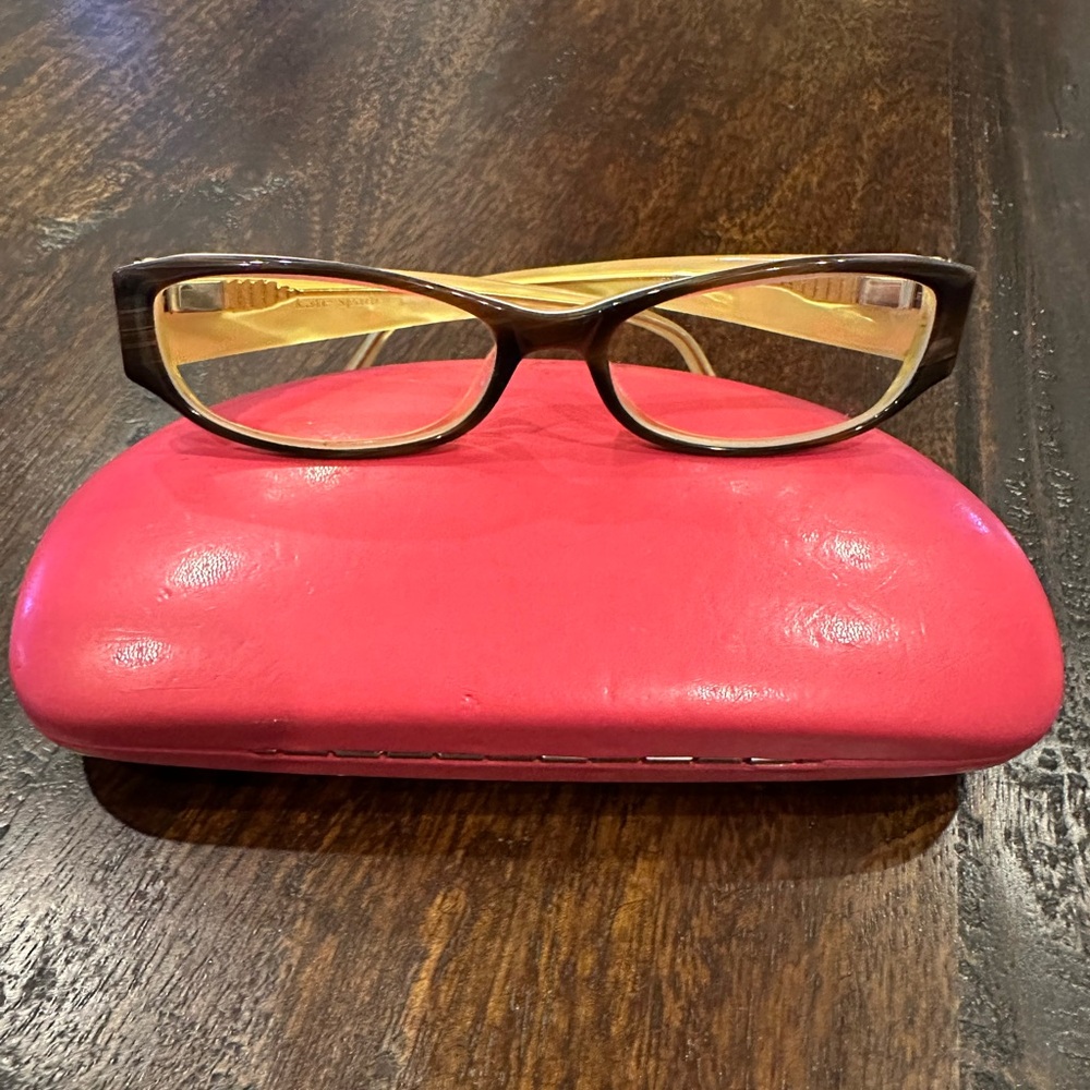 Women’s Kate Spade glasses frames yellow tortoise